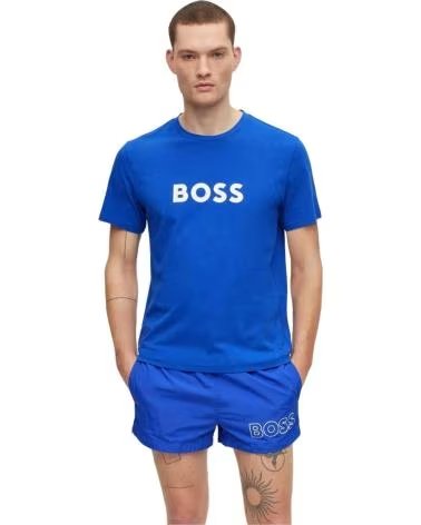BOSS KURZARM-T-SHIRT 5049170601433 AZUL