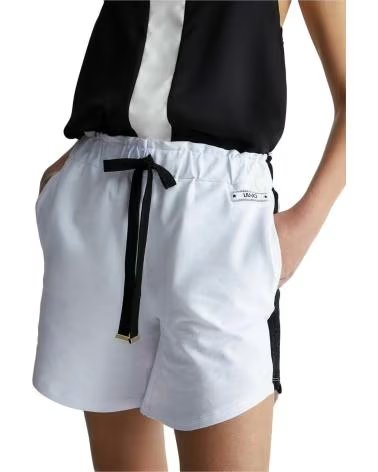 LIU JO SHORT BRANCO LIU JO DE CINTURA ALTA FEMININO BLANCO