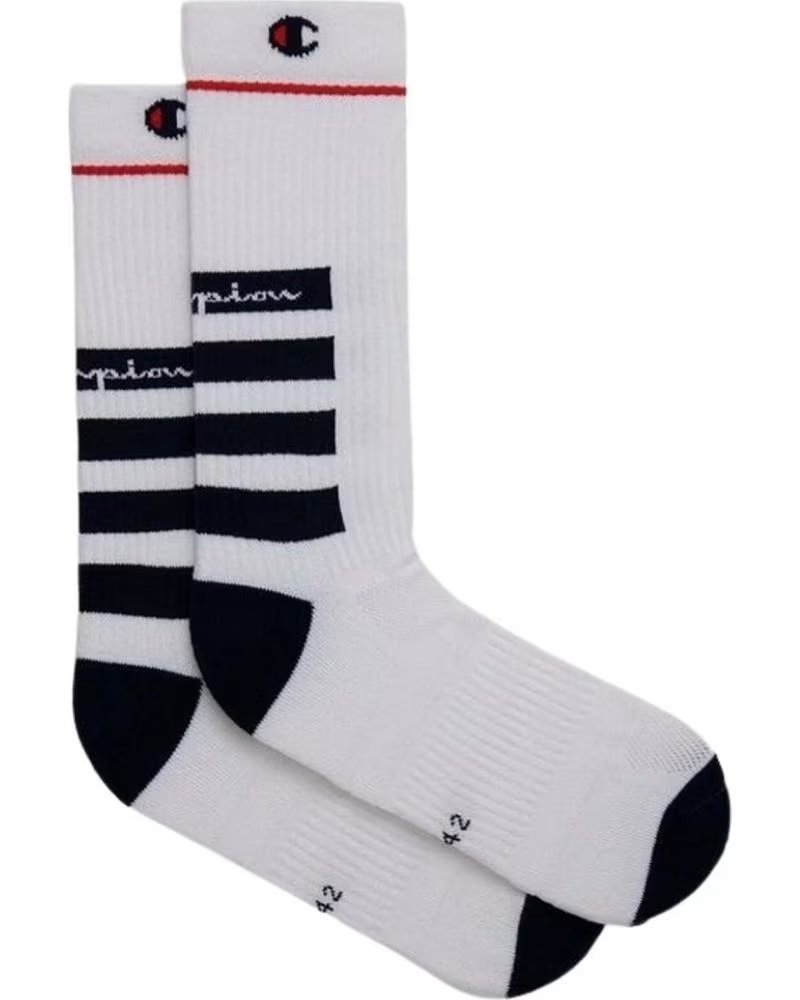 CHAMPION CHAUSSETTES CHAMPION POUR HOMME À RAYURES BLANCO