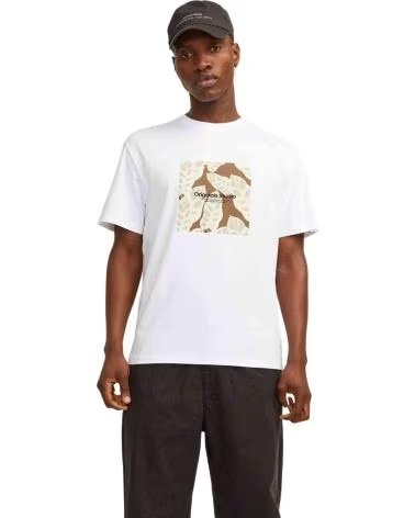 JACK AND JONES CAMISETA DE MANGA CORTA JACKJONES EN PARA HOMBRE BLANCO