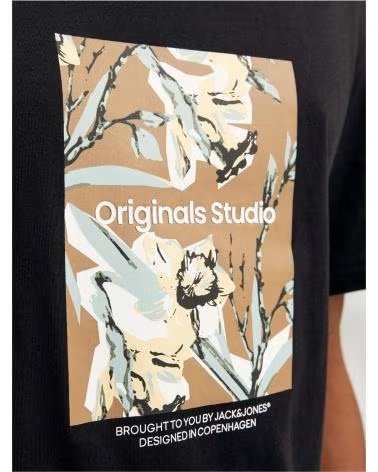 JACK AND JONES CAMISETA DE MANGA CORTA JACKJONES EN PARA HOMBRE NEGRO