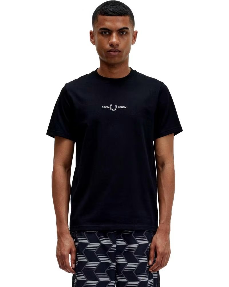 FRED PERRY CAMISETA DE MANGA CORTA M4580102 EN PARA HOMBRE NEGRO