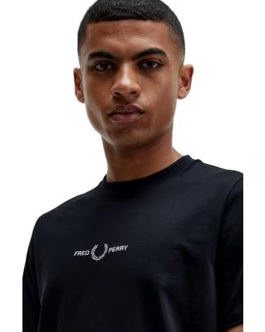 FRED PERRY CAMISETA DE MANGA CORTA M4580102 EN PARA HOMBRE NEGRO