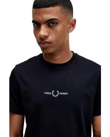 FRED PERRY CAMISETA DE MANGA CORTA M4580102 EN PARA HOMBRE NEGRO
