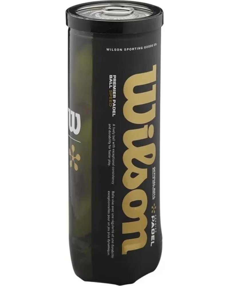 WILSON BOTE PELOTAS PADEL PACK 3 PELOTAS PREMIER SPEED 3 BALL AMARI NAN