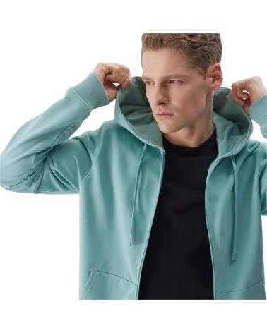 4F SUDADERA CON CAPUCHA EN PARA HOMBRE VERDE
