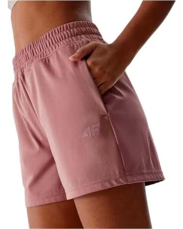 4F PANTALON CORTO EN PARA MUJER ROSA