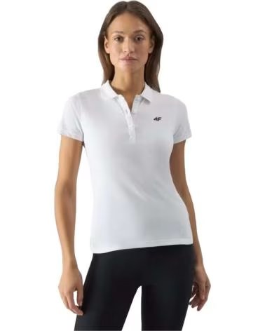 4F POLO DE MANGA CORTA EN PARA MUJER BLANCO