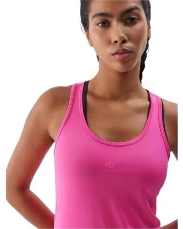 4F CAMISETA DE TIRANTES EN PARA MUJER ROSA
