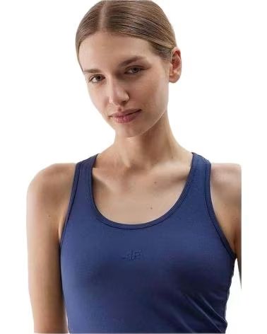 4F CAMISETA DE TIRANTES EN PARA MUJER AZUL