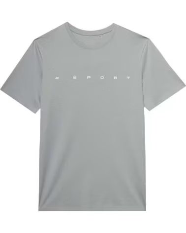 4F CAMISETA DE MANGA CORTA EN PARA HOMBRE GRIS