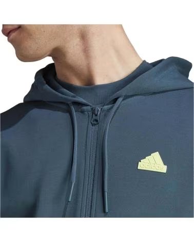 ADIDAS FELPA CON CAPPUCCIO ADIDAS FUTURE ICONS 3-STRIPES DA UOMO AZUL