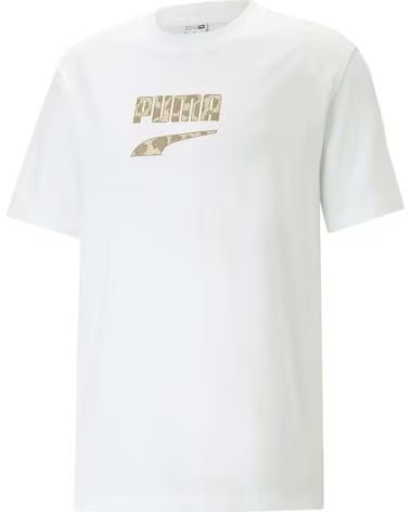 PUMA PUMA KURZARM-T-SHIRT FÜR HERREN BLANCO