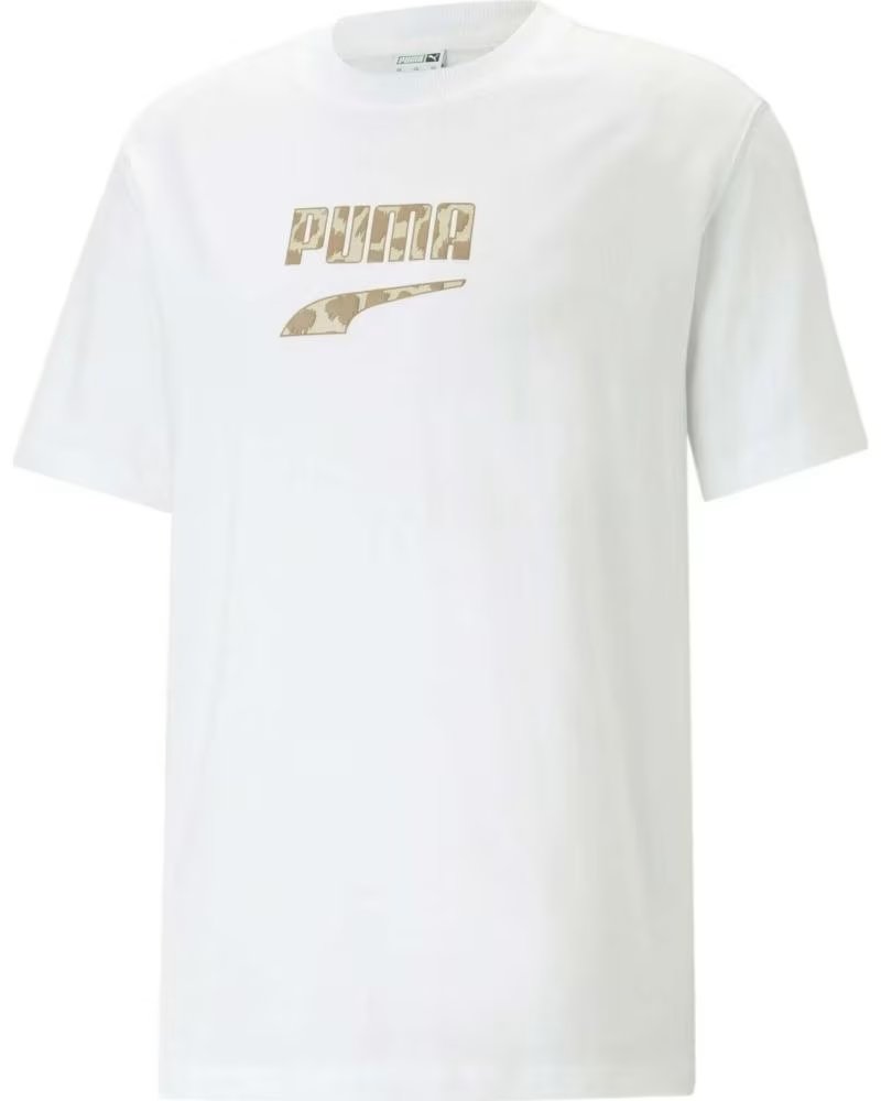 PUMA PUMA KURZARM-T-SHIRT FÜR HERREN BLANCO