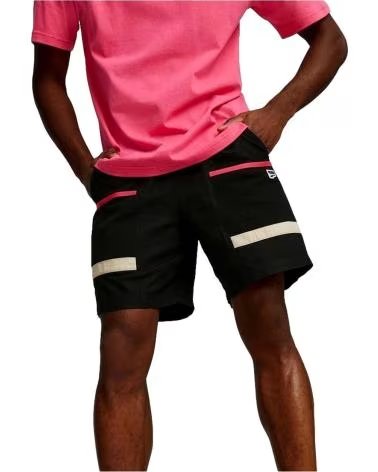 PUMA PANTALONCINO SPORTIVO PUMA UOMO NERO NEGRO