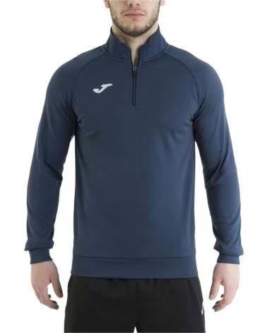 JOMA FELPA JOMA CON CERNIERA AL COLLO AZUL