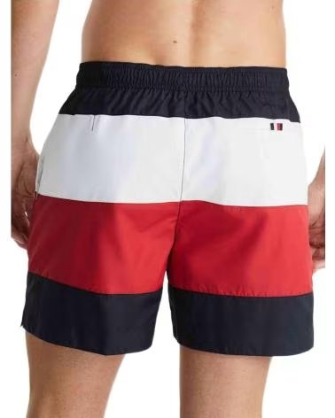 TOMMY HILFIGER GESTREIFTER BADESHORTS VON TOMMY HILFIGER FÜR DAMEN MULTICOLOR