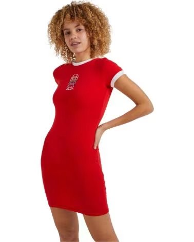 ELLESSE VESTIDO DEPORTIVO ROJO DE MANGA CORTA PARA MUJER ELLESSE ROJO