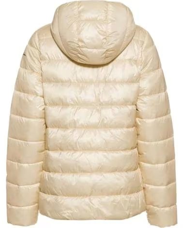 CHAMPION CHAMPION STEPPJACKE MIT KAPUZE FÜR DAMEN BEIGE