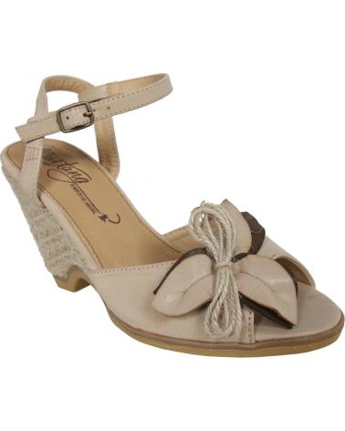 Zapatos de cuña de Mujer MTNG 53292 TAIGO ICE-CHOCOLATE