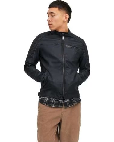JACK AND JONES JACK & JONES ZIP-UP JACKET NEGRO