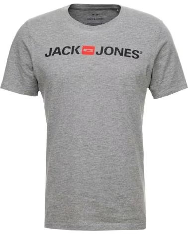 JACK AND JONES CAMISETA DE MANGA CORTA JACKJONES EN PARA HOMBRE GRIS