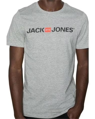 JACK AND JONES CAMISETA DE MANGA CORTA JACKJONES EN PARA HOMBRE GRIS