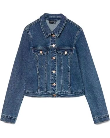 GIACCA CORTA IN DENIM VERO MODA DA DONNA AZUL