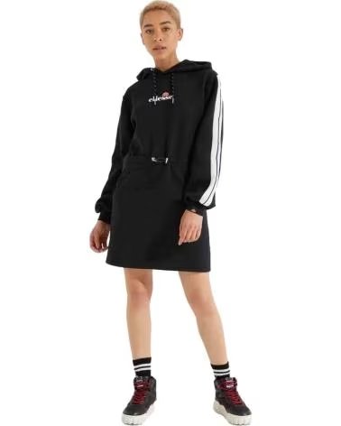 ELLESSE SUDADERA CON CAPUCHA EN PARA MUJER NEGRO