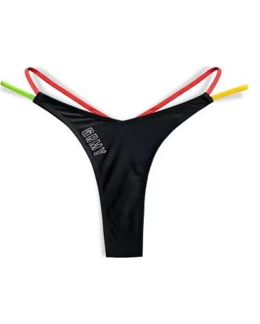 GRIMEY MUTANDINA BIKINI DA DONNA GRIMEY NERA NEGRO