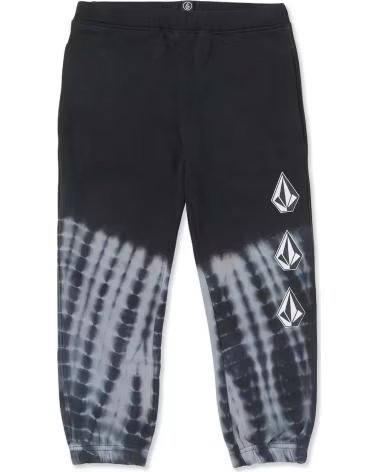 VOLCOM LANGE HOSE VOLCOM UNISEX SCHWARZ MIT BATIKDRUCK NEGRO