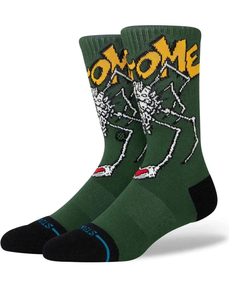 STANCE CALCETINES STANCE "ONOMATOPEYA" UNISEX VERDES VERDE