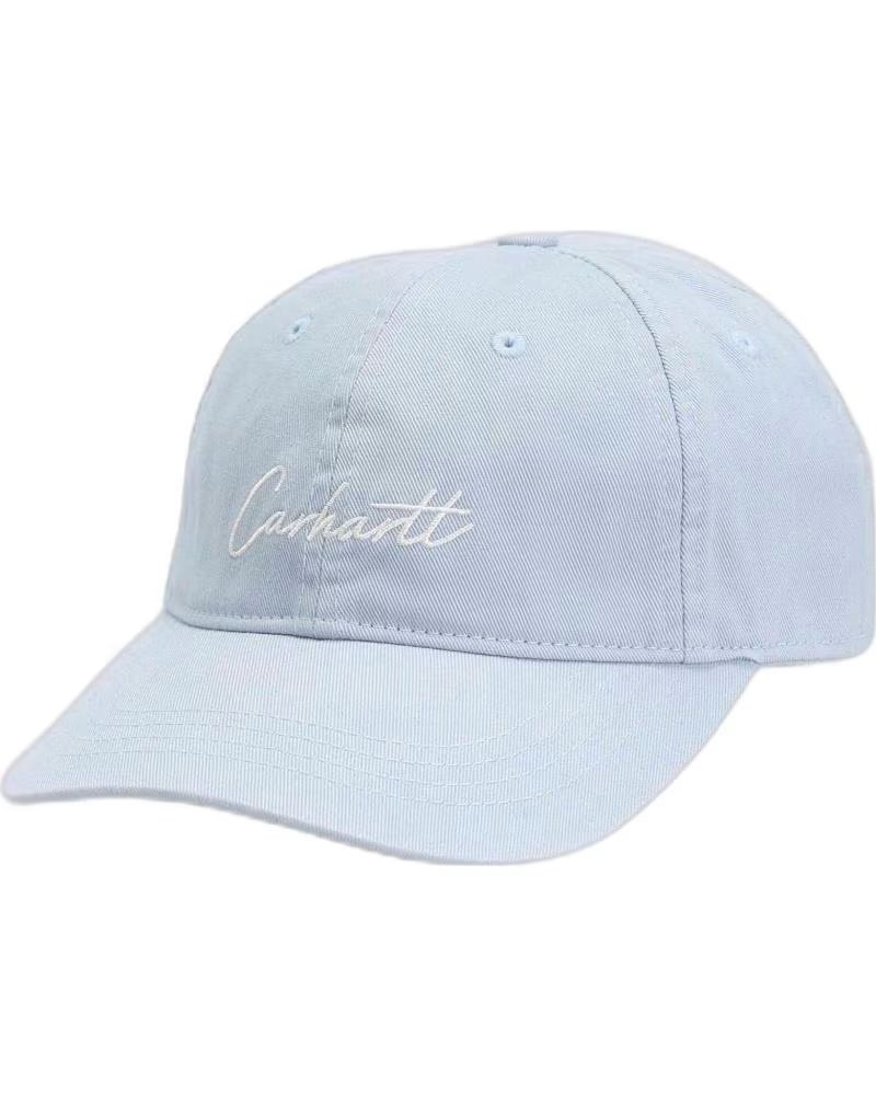 CARHARTT WIP CARHARTT WIP SCRIPT COTTON CAP FOR MEN AZUL