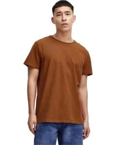 BLEND HERREN-T-SHIRT MIT KURZEN ÄRMELN AUS MISCHGEWEBE MARRON