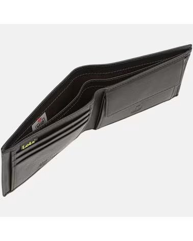 LOIS JEANS LOIS BROWN LEATHER WALLET FOR MEN MARRON