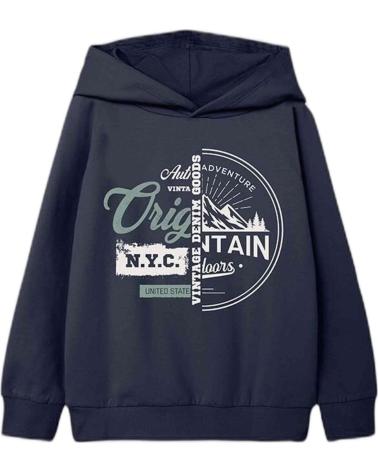 NAME IT SUDADERA CON CAPUCHA UNISEX PARA NIÑOS NAME IT AZUL