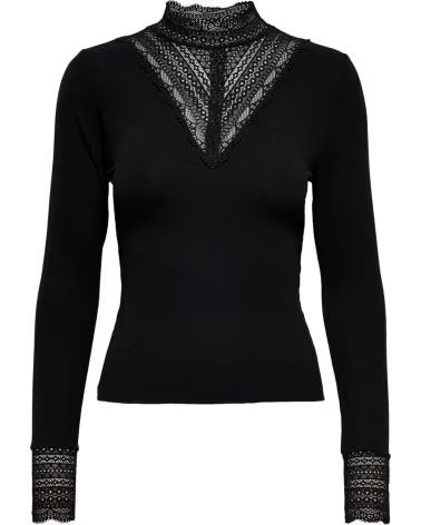 ONLY CAMISETA DE MANGA LARGA EN PARA MUJER NEGRO