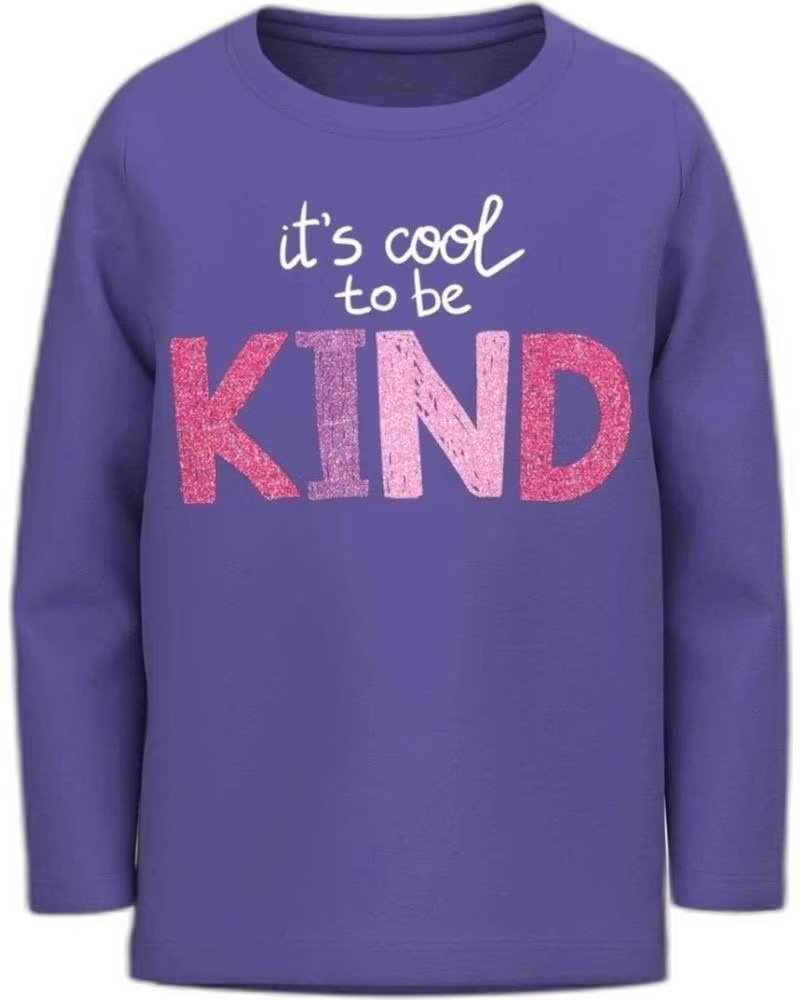 NAME IT SUDADERA UNISEX NAME IT "IT´S COOL TO BE KIND" MORADA MORADO