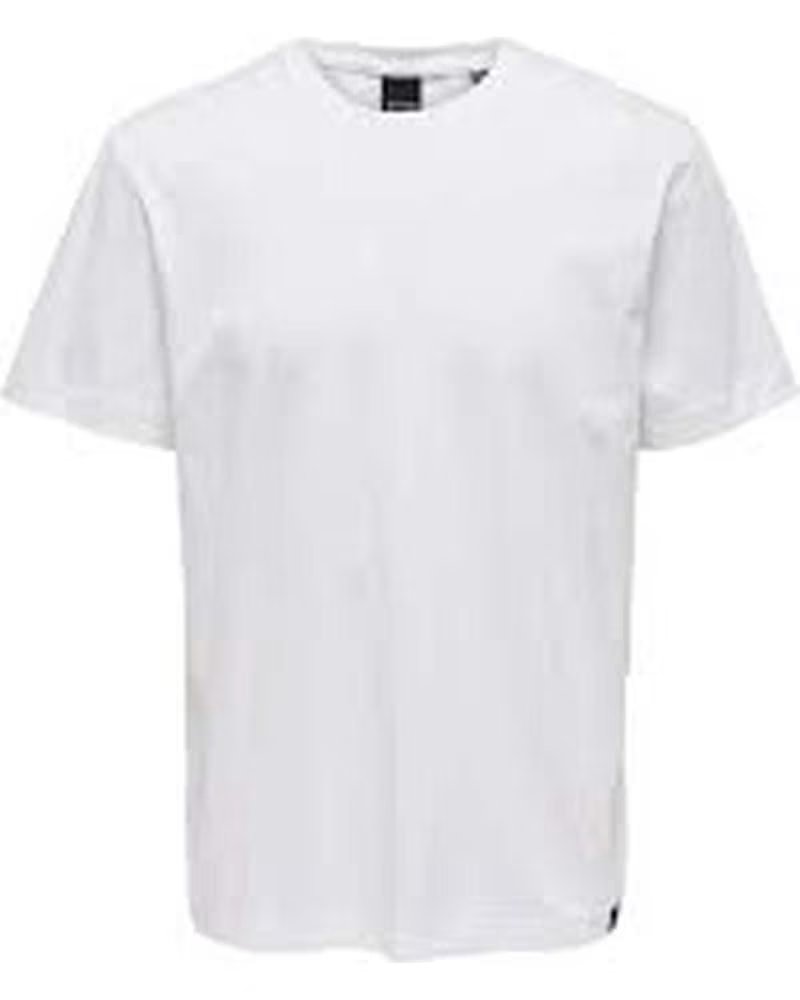 ONLY CAMISETA DE MANGA CORTA PARA HOMBRE ONLY SONS BLANCO