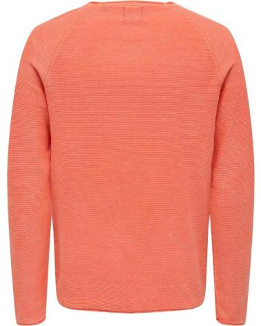 ONLY JERSEY DE PUNTO PARA HOMBRE ONLY SONS NARANJA NARANJA