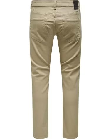 ONLY PANTALON LONG HOMME BEIGE BEIGE