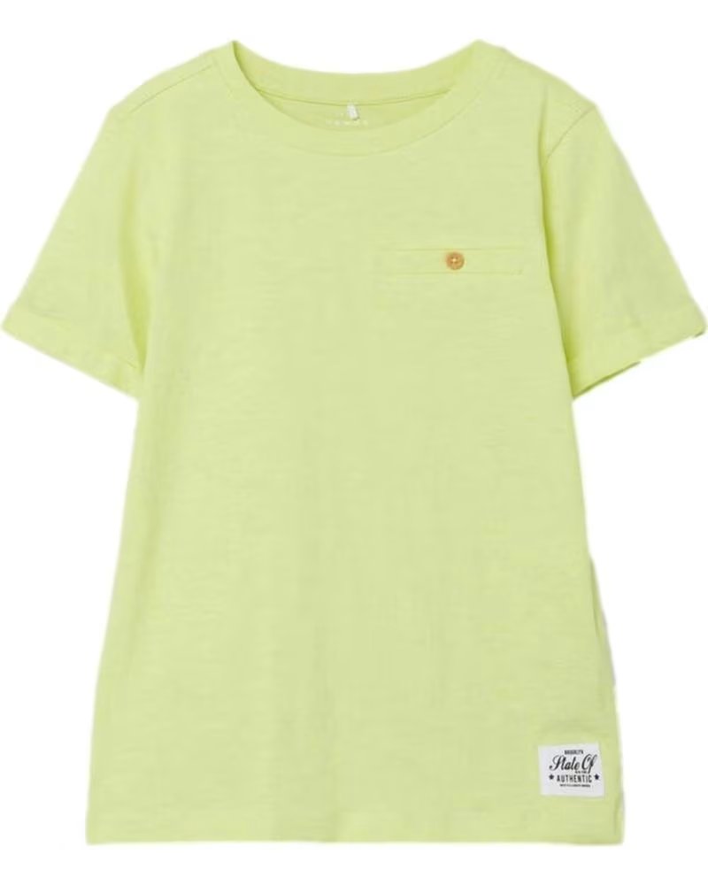 NAME IT UNISEX KURZARM-T-SHIRT GELB AMARILLO