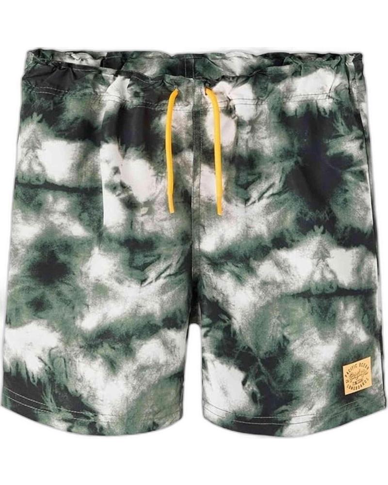 NAME IT NAME IT PANTALÓN CORTO TIE-DYE PARA NIÑOS UNISEX VERDE
