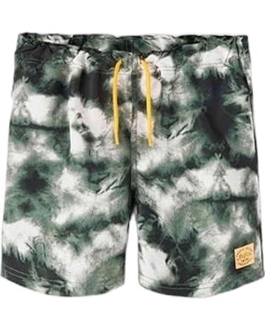 NAME IT NAME IT PANTALÓN CORTO TIE-DYE PARA NIÑOS UNISEX VERDE