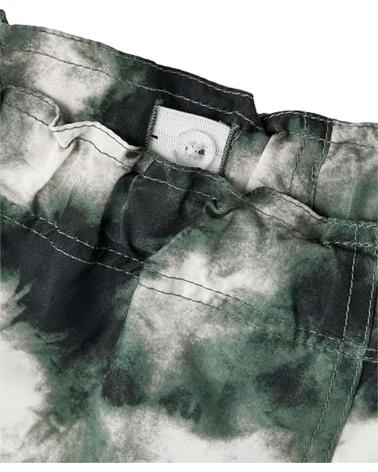 NAME IT NAME IT PANTALÓN CORTO TIE-DYE PARA NIÑOS UNISEX VERDE