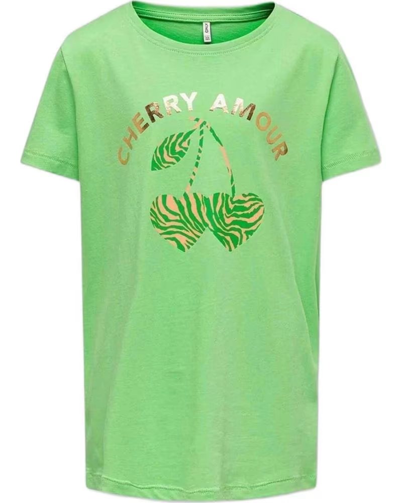 ONLY CAMISETA DE MANGA CORTA EN PARA NINAS VERDE