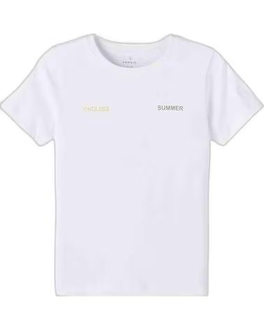 NAME IT CAMISETA DE MANGA CORTA NAME IT PARA NIÑOS UNISEX BLANCO