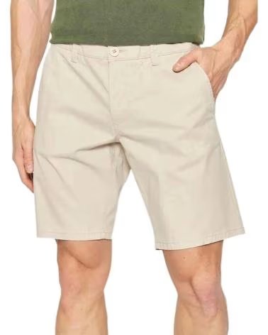 ONLY PANTALONCINI IN LINO DA UOMO ONLY SONS BEIGE