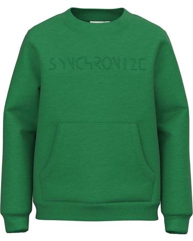 NAME IT SUDADERA NAME IT DE FELPA CON BOLSILLO CANGURO PARA NIÑO VERDE