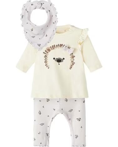 NAME IT CONJUNTO DE BEBÉ NAME IT DE 3 PIEZAS CON ESTAMPADO FLORAL MULTICOLOR